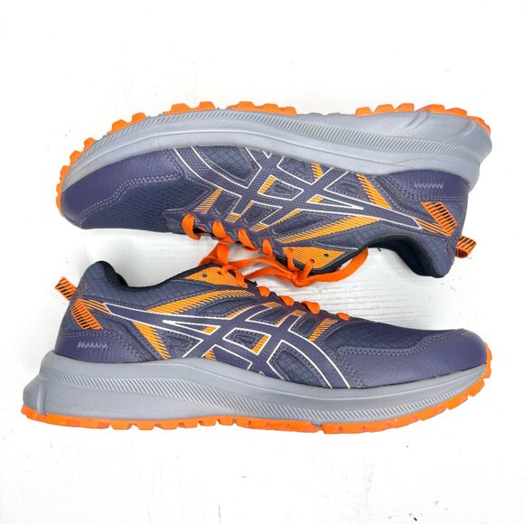 ASICS Trail Scout 2 Running Outdoor Travel Shoe Mens 10.5 Blue Orange 1011B181